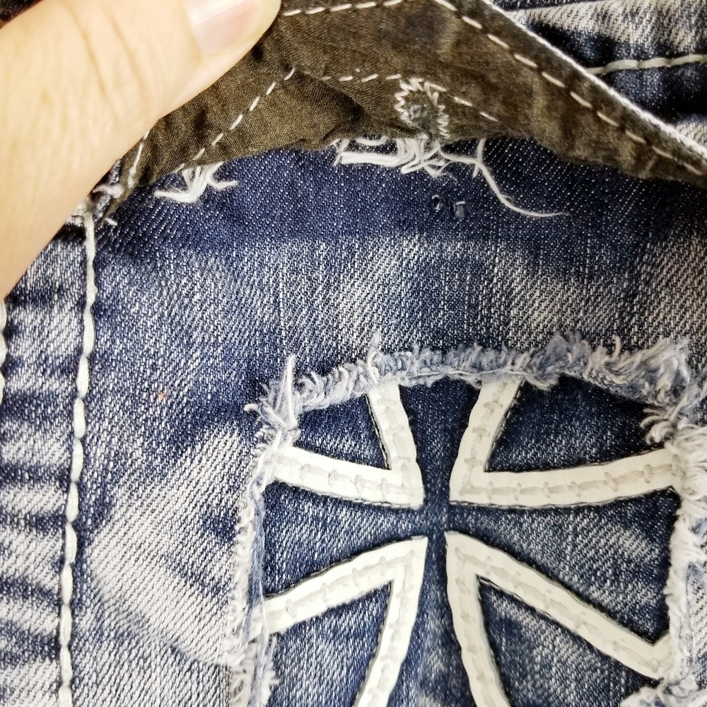 HELIX relaxed bootcut jeans cross flap 36x34 - Picture 7 of 7